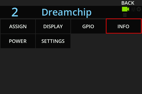 Info Menu